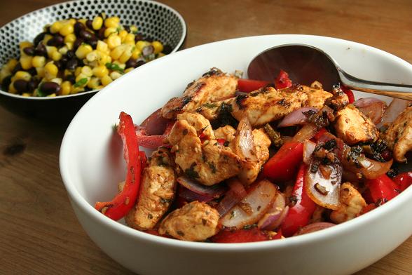 fajitas-and-corn-salsa