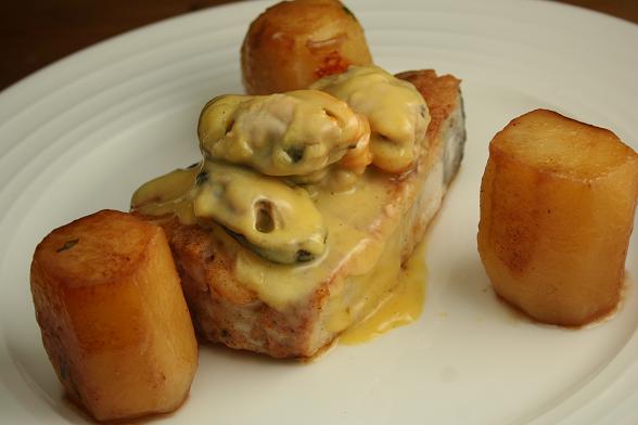 halibut-with-saffron-sauce-and-fondant-potatoes