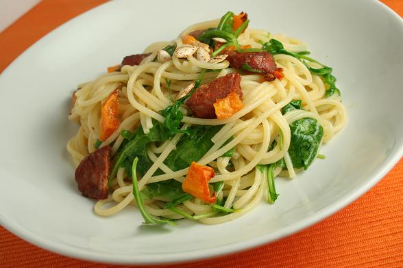 spaghetti-with-butternut-and-chorizo